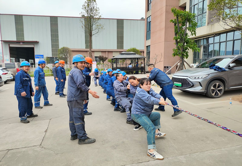 122cc太阳集成游戏新材铸轧分厂一队夺得角逐第一名