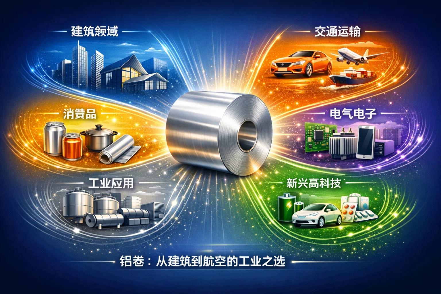 铝卷的应用指南：从修建到航空的工业之选